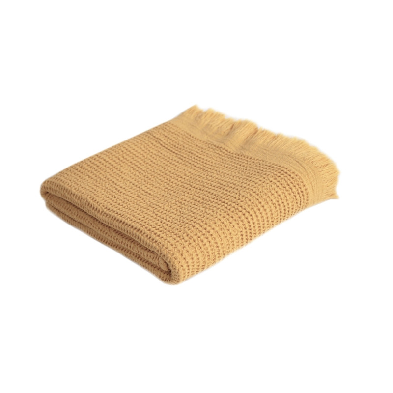 Рушник Lotus Home - Rius mustard гірчичний 50*100