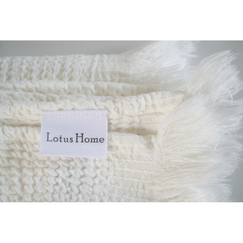 Рушник Lotus Home - Rius off white молочний 90*170
