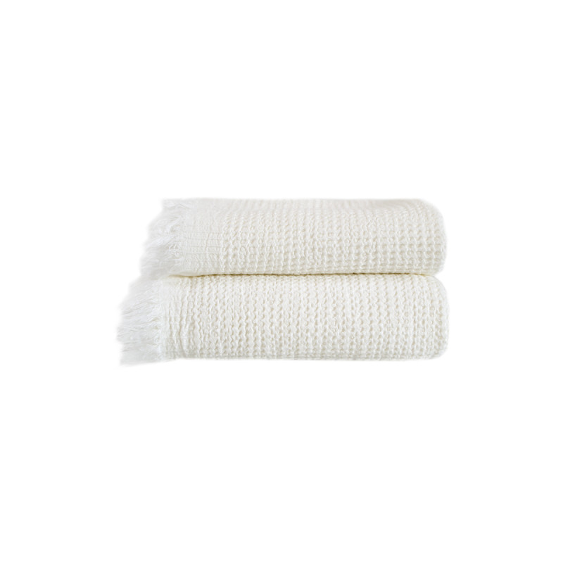 Рушник Lotus Home - Rius off white молочний 90*170