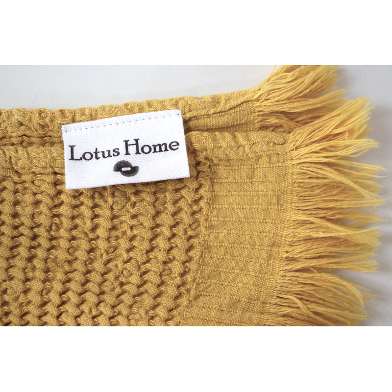 Рушник Lotus Home - Rius mustard гірчичний 90*170