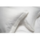 Постільна білизна сатин Lotus Home - White Collection Classic молочний євро