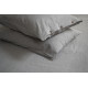 Простирадло з наволочками Lotus Home Washed Cotton - Antracite 260*280