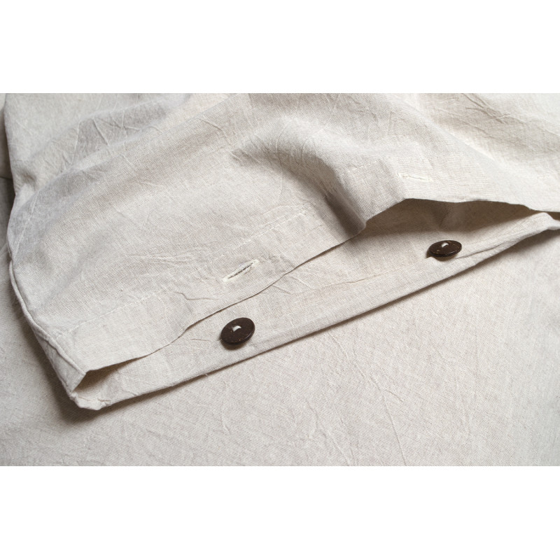 Простирадло з наволочками Lotus Home Washed Cotton - Kahve-bej 260*280