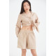 Домашні шорти з льону Lotus Home - Bruma бежевий M