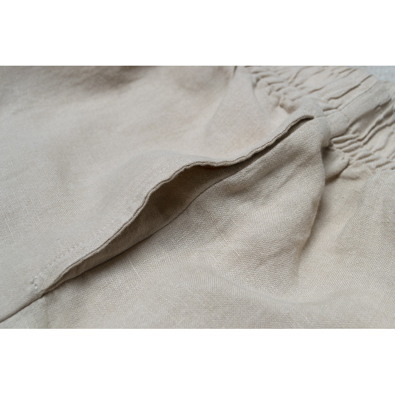 Домашні шорти з льону Lotus Home - Bruma бежевий M