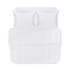 Постільна білизна сатин premium Lotus Home - Dakota Modern білий євро