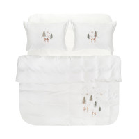 Постільна білизна сатин Lotus Home Craft Collection - Christmas deer євро