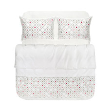 Постільна білизна сатин Lotus Home Craft Collection - Candy cane євро