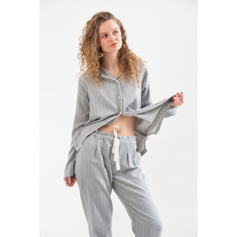 Піжама жіноча Lotus Home - Charly сірий M