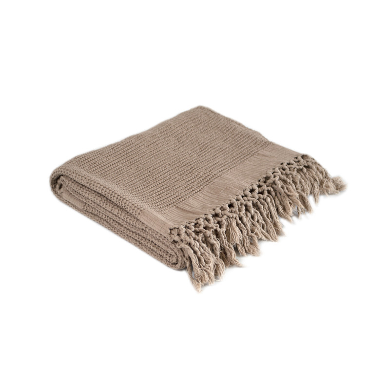 Плед Lotus Home - Rius kahve кавовий 130*170