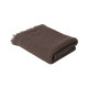 Рушник Lotus Home - Rius dark brown темно-коричневий 90*170
