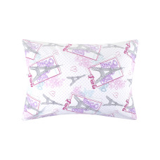 Наволочки Iris Home Premium - Eifel ліловий 50*70 (2 од.)