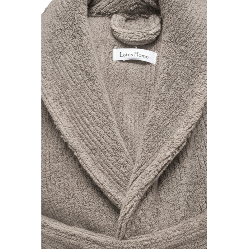 Халат Lotus Home - Bold New beige махровий M