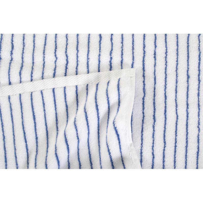 Рушник Lotus Home Готель Premium - Microcotton Stripe White-Blue 90*150 550 г/м²