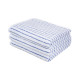 Рушник Lotus Home Готель Premium - Microcotton Stripe White-Blue 90*150 550 г/м²