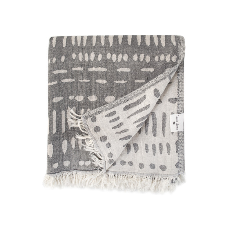 Покривало Lotus Home - Malia antrasite антрацит 190*225