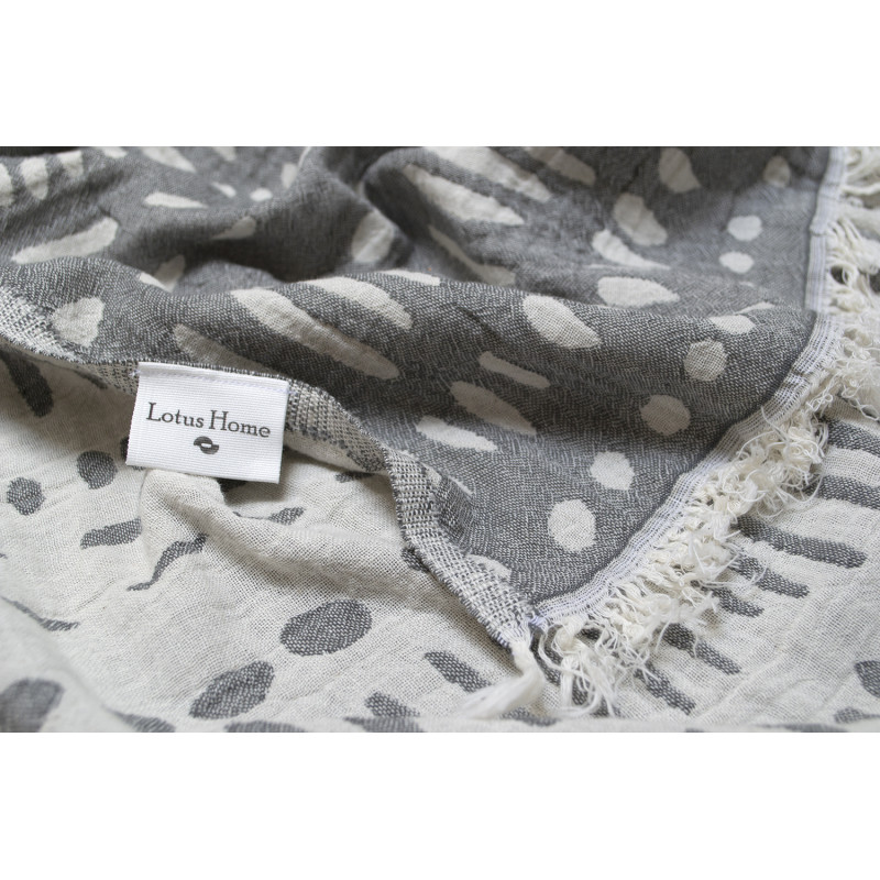 Покривало Lotus Home - Malia antrasite антрацит 190*225