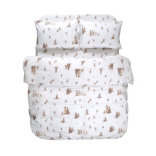 Постільна білизна Lotus Home Фланель - Fairy deer євро