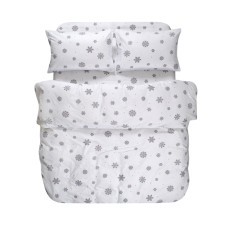 Постільна білизна Lotus Home Фланель - Crystal Snow євро
