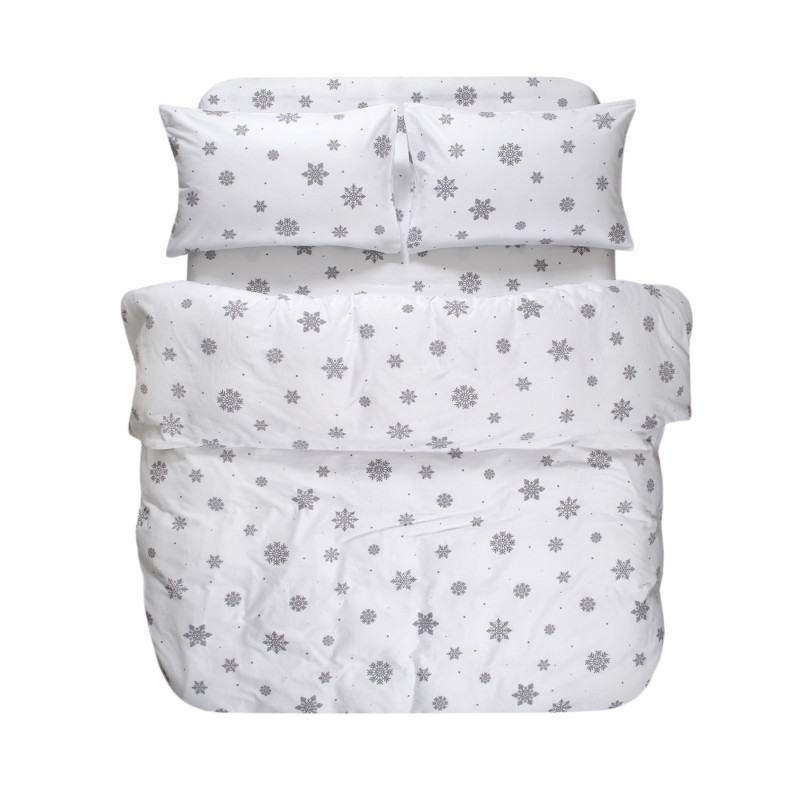 Постільна білизна Lotus Home Фланель - Crystal Snow євро