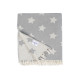Плед Lotus Home - Star throw сірий 130*170