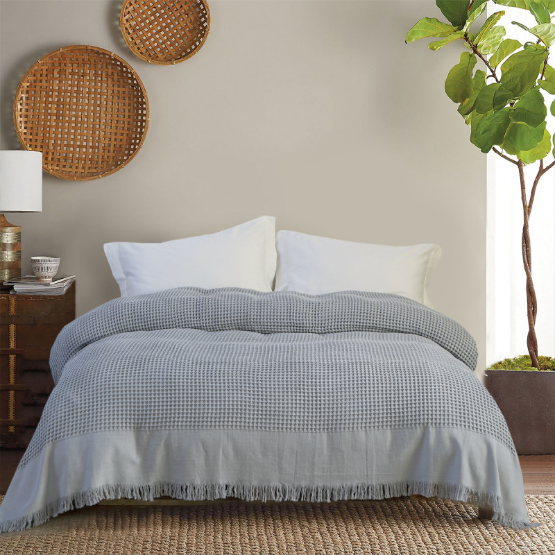 Покривало Lotus Home - Egi світло-сірий 240*260