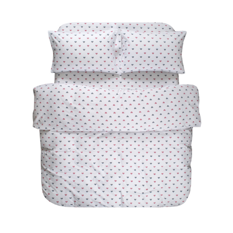Постільна білизна Lotus Home Фланель - Small Hearts євро