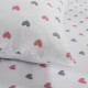 Постільна білизна Lotus Home Фланель - Small Hearts євро