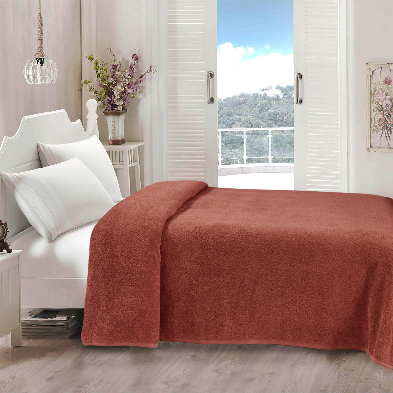 Простирадло Iris Home махрове - Paprika 190*220