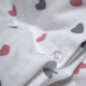 Постільна білизна Lotus Home Фланель - Small Hearts полуторний