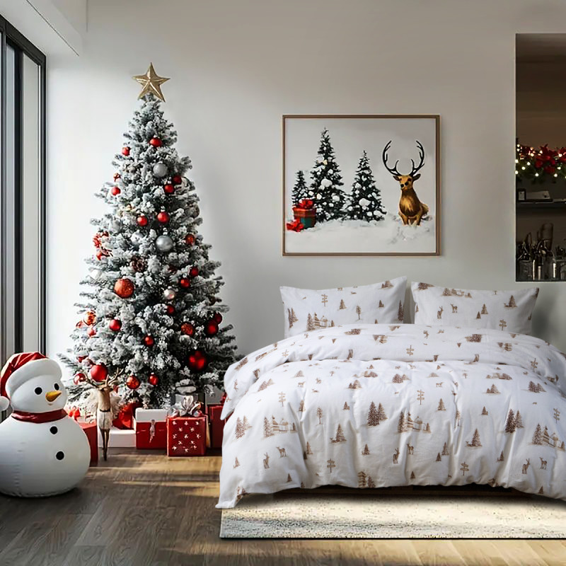 Постільна білизна Lotus Home Фланель - Fairy deer полуторний