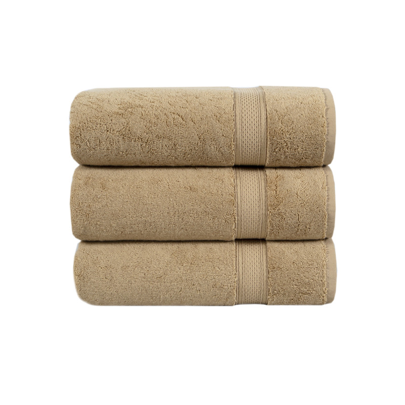 Рушник махровий Lotus Home - Grand soft twist cappuccino капучино 50*90