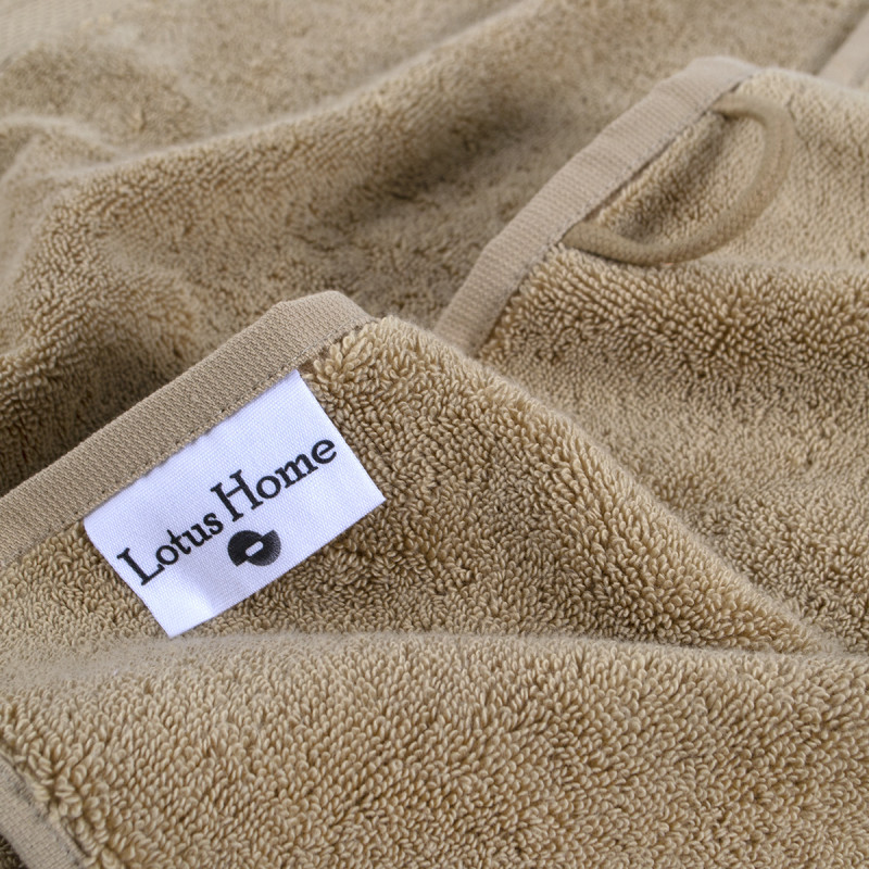 Рушник махровий Lotus Home - Grand soft twist cappuccino капучино 50*90
