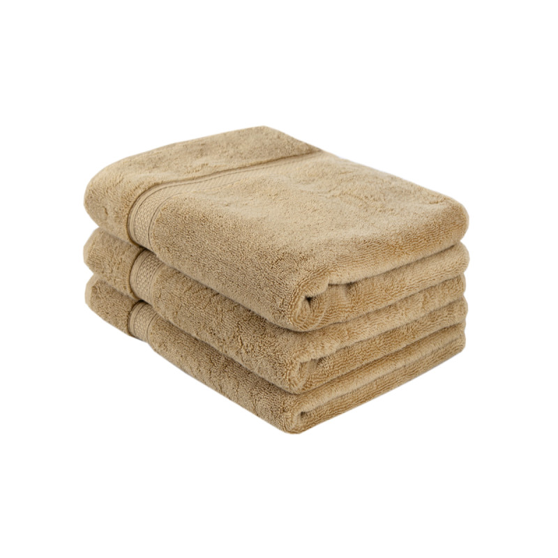 Рушник махровий Lotus Home - Grand soft twist cappuccino капучино 90*150