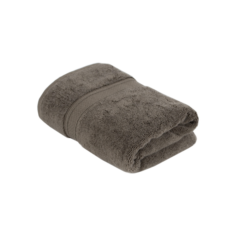 Рушник махровий Lotus Home - Grand soft twist brown коричневий 90*150