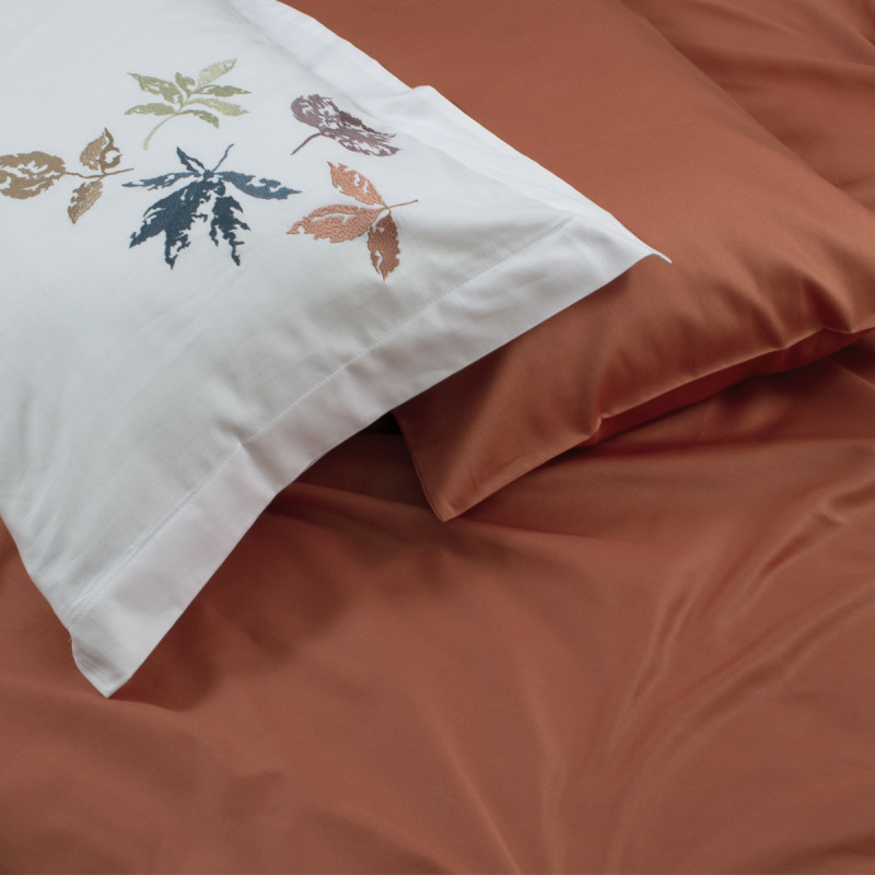 Постільна білизна Dantela Vita сатин з вишивкою - Hazan beyaz білий євро