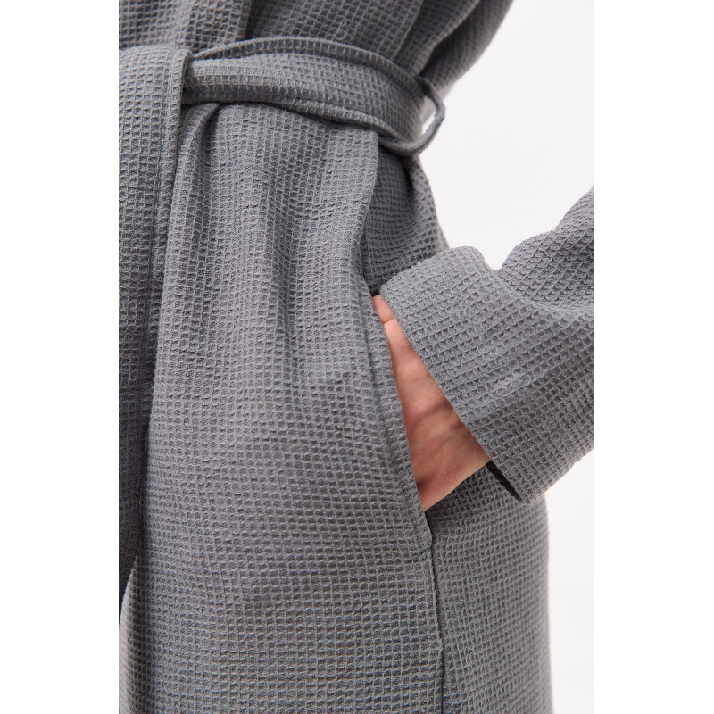 Халат-кімоно Lotus Home - Enika сірий XS