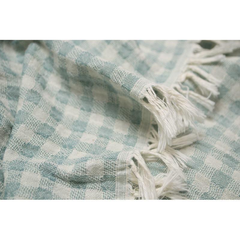 Покривало Lotus Home - Checked Gingham зелений 190*225