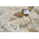 Покривало Lotus Home - Checked Gingham жовтий 190*225