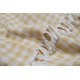 Покривало Lotus Home - Checked Gingham жовтий 190*225