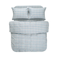 Постільна білизна Lotus Home - Checked Caledonia блакитний євро