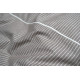 Постільна білизна Lotus Home - Premium Percale Stripe коричневий євро