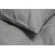 Постільна білизна Lotus Home - Premium Percale Stripe антрацит сімейний