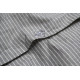 Постільна білизна Lotus Home - Premium Percale Stripe антрацит сімейний