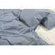Постільна білизна Lotus Home - Premium Percale Stripe синій сімейний