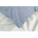 Постільна білизна Lotus Home - Premium Percale Stripe синій сімейний