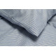 Постільна білизна Lotus Home - Premium Percale Stripe синій сімейний