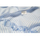 Рушник Lotus Home Pestemal - Argosa stripe 85*175 light-blue блакитний