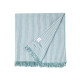 Рушник Lotus Home Pestemal - Argosa stripe 85*175 emerald смарагдовий