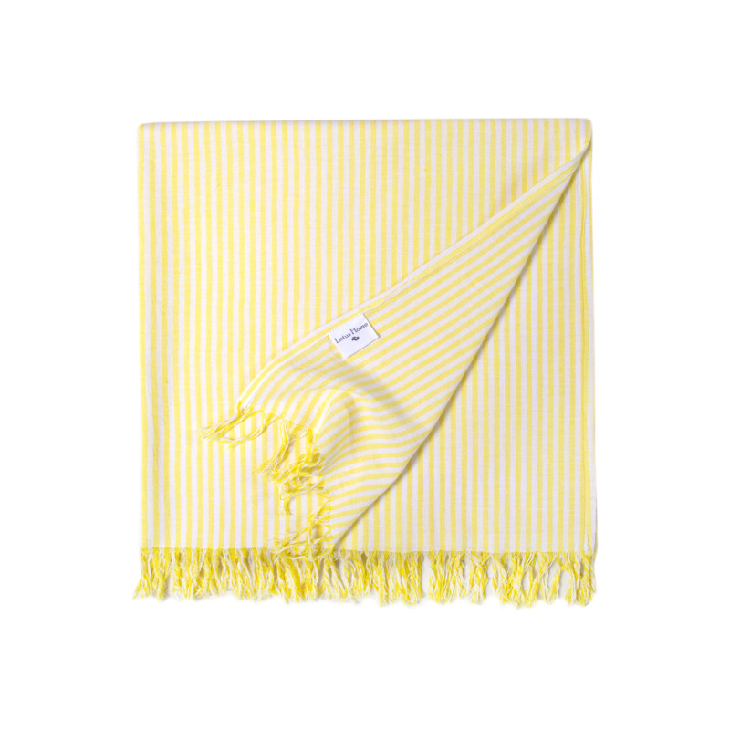Рушник Lotus Home Pestemal - Argosa stripe 85*175 yellow жовтий